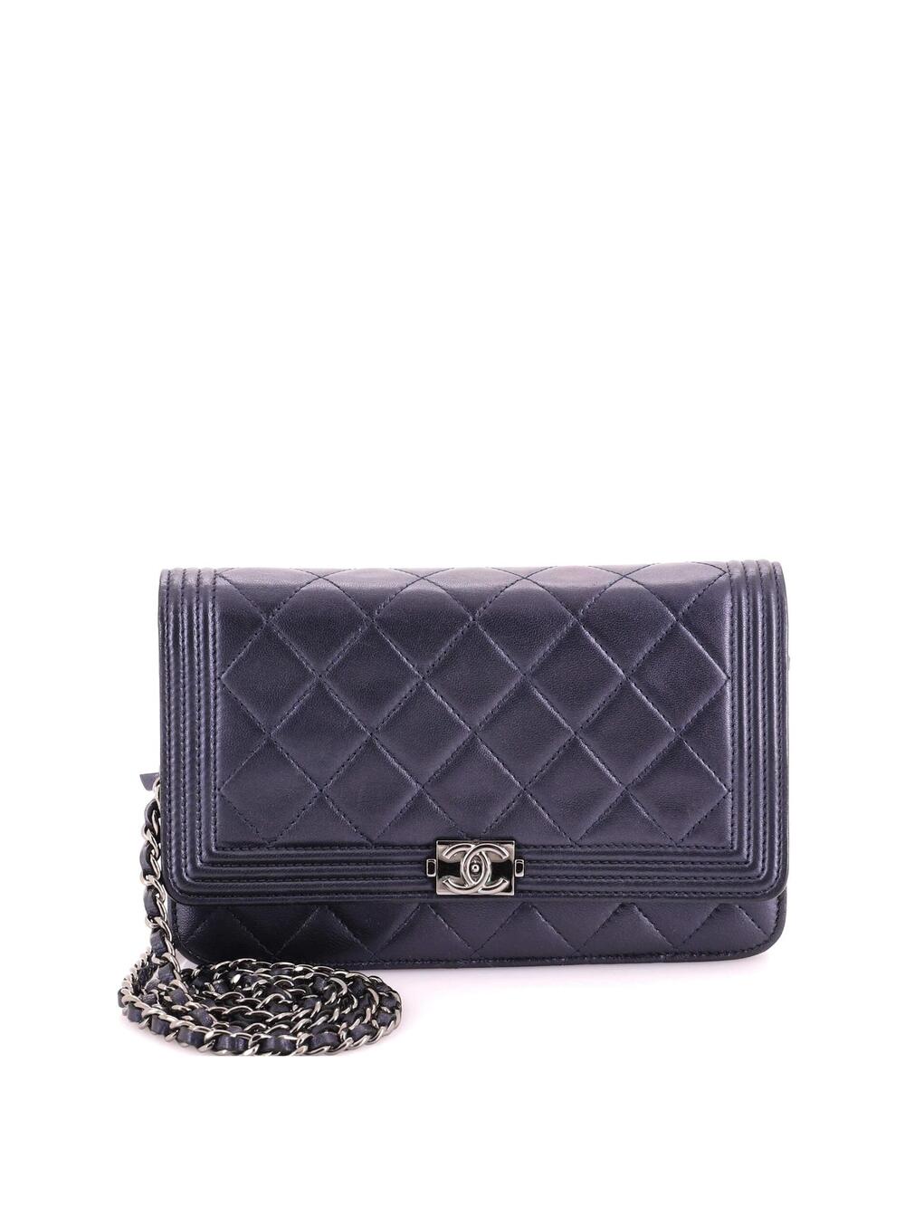 Chanel Boy Wallet On Chain Quilted #376789C29B